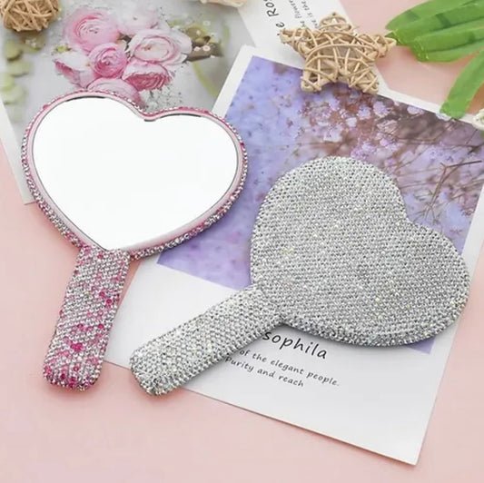 Glitz&Glam heart mirror